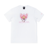NEW ERA X ONE PIECE DONQUIXOTE DOFLAMINGO WHITE SHORT SLEEVE T-SHIRT