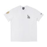 LOS ANGELES DODGERS COOPERSTOWN WHITE SHORT SLEEVE T-SHIRT