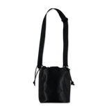 NEW ERA DARK 90S BLACK PU LEATHER BENTO DRAWSTRING BAG