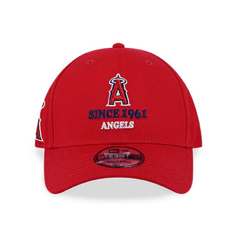 LOS ANGELES ANGELS HOME CHEERING SCARLET 9FORTY CAP