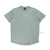 NEW ERA MOUNTAIN EDGE EVEREST GREEN PERFORMANCE SHORT SLEEVE T-SHIRT