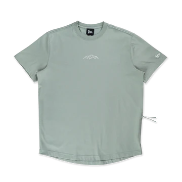 NEW ERA MOUNTAIN EDGE EVEREST GREEN PERFORMANCE SHORT SLEEVE T-SHIRT