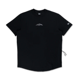 NEW ERA MOUNTAIN EDGE BLACK PERFORMANCE SHORT SLEEVE T-SHIRT