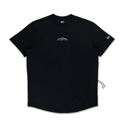 NEW ERA MOUNTAIN EDGE BLACK PERFORMANCE SHORT SLEEVE T-SHIRT