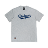 MLB LOS ANGELES DODGERS COOPERSTOWN LIGHT HEATHER GRAY SHORT SLEEVE T-SHIRT