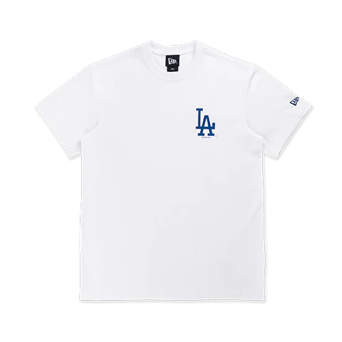 LOS ANGELES DODGERS HOME CHEERING WHITE SHORT SLEEVE T-SHIRT