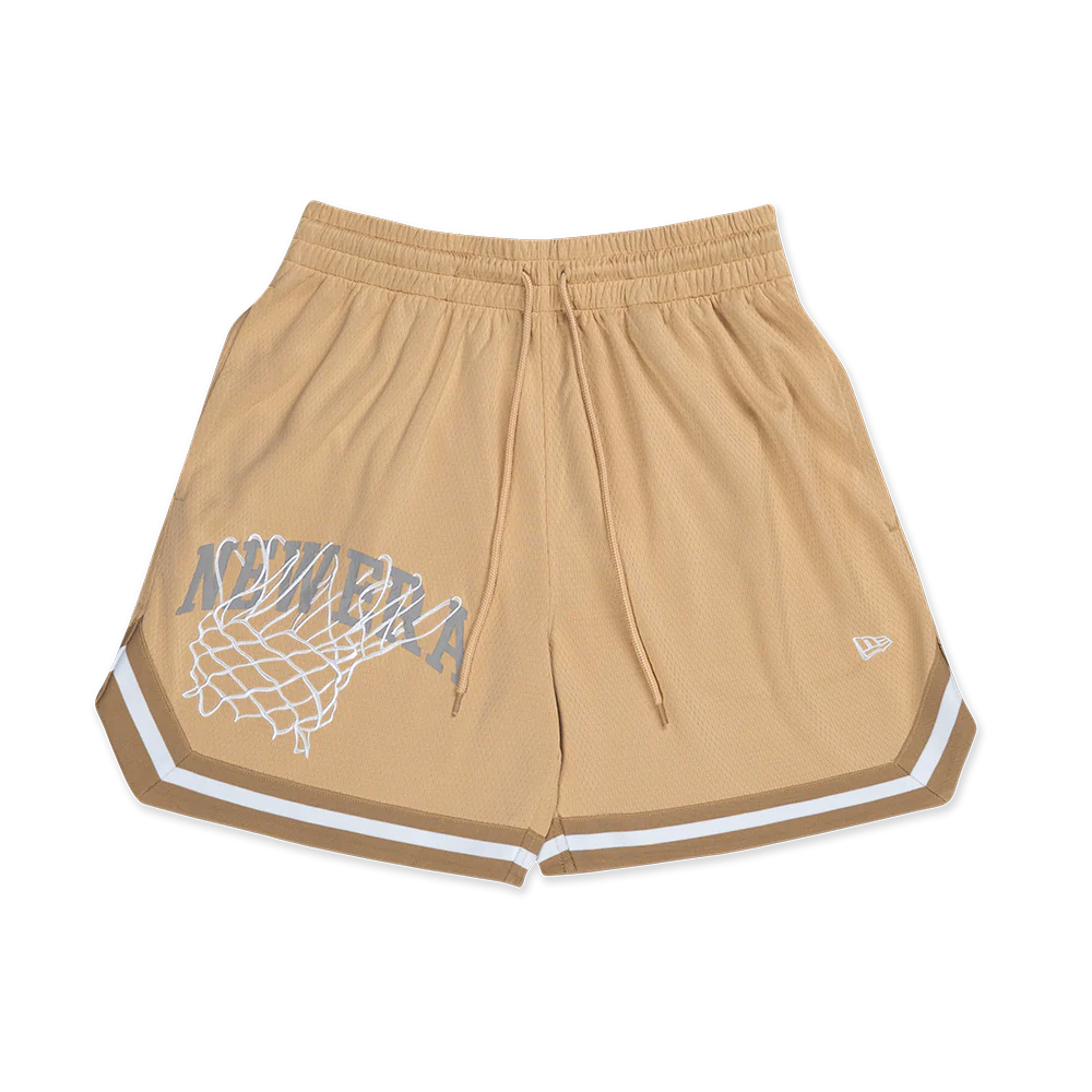 NEW ERA BASKETBALL CLUB VEGAS GOLD BASKETBALL SHORTS