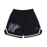 NEW ERA BASKETBALL CLUB BLACK BASKETBALL SHORTS