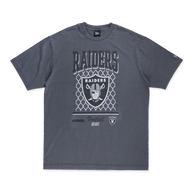 LAS VEGAS RAIDERS OLD SCHOOL SPORT AP GRAPHITE OVERSIZED SHORT SLEEVE T-SHIRT