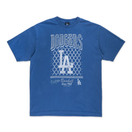 LOS ANGELES DODGERS OLD SCHOOL SPORT AP BLUE OVERSIZED SHORT SLEEVE T-SHIRT