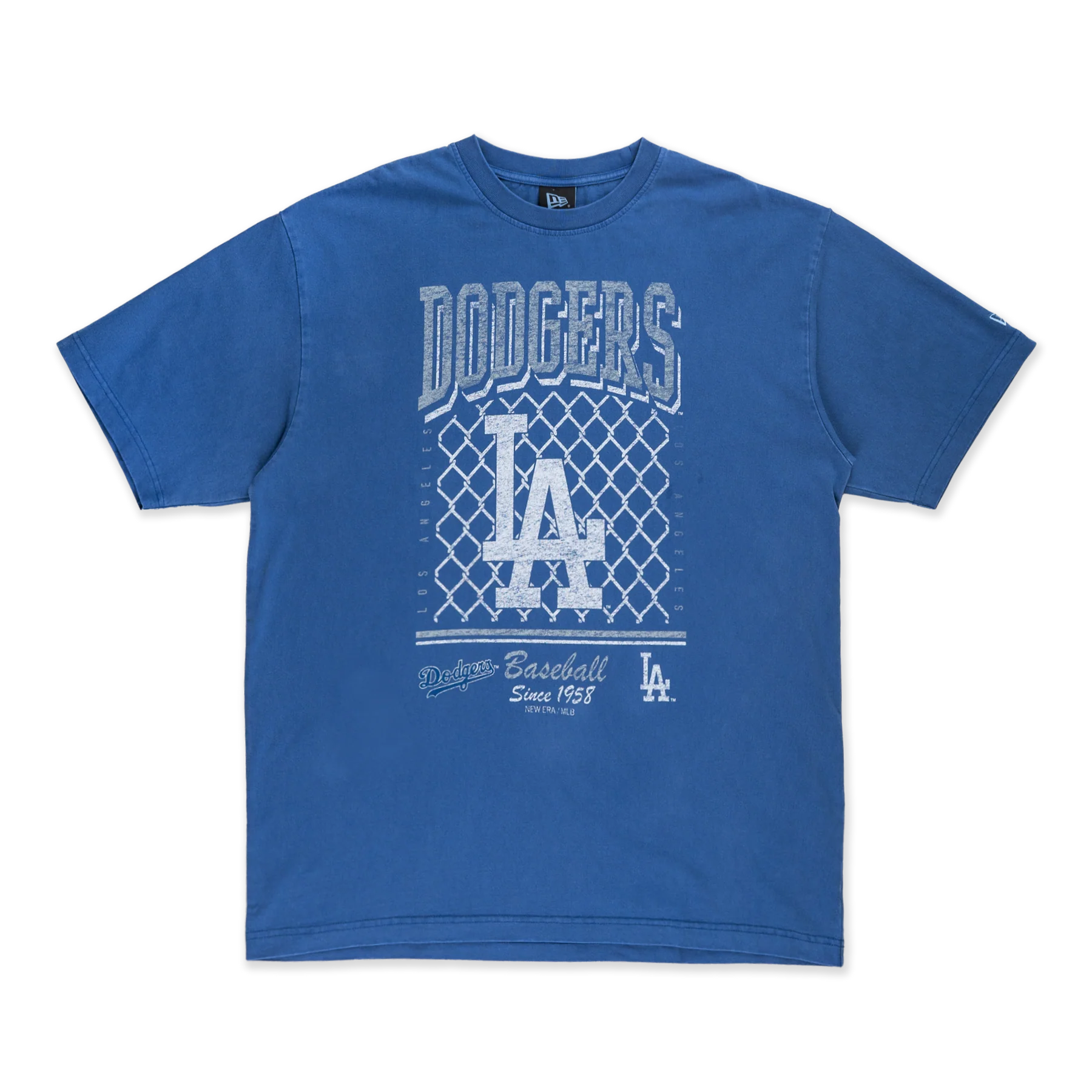 LOS ANGELES DODGERS OLD SCHOOL SPORT AP BLUE OVERSIZED SHORT SLEEVE T-SHIRT