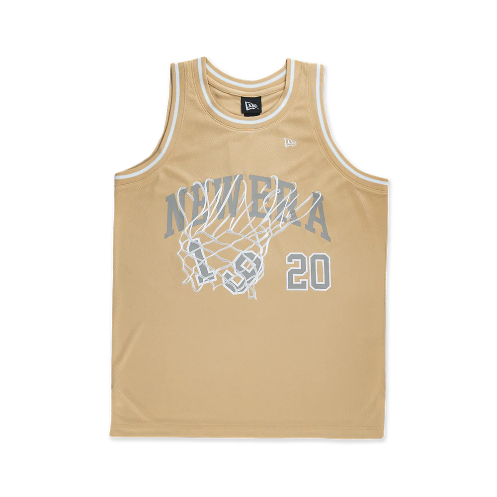 NEW ERA BASKETBALL CLUB VEGAS GOLD BASKETBALL JERSEY