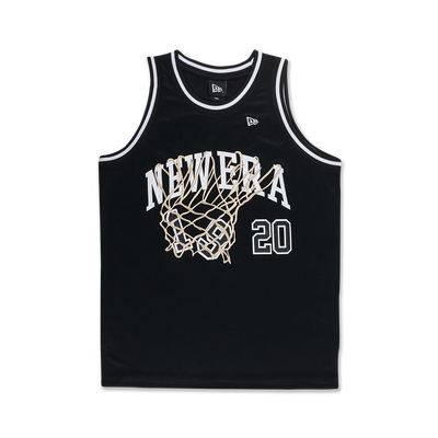 NEW ERA BASKETBALL CLUB BLACK BASKETBALL JERSEY