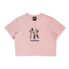 W CROP TEE PREPPY NEYYAN DIRTY ROSE