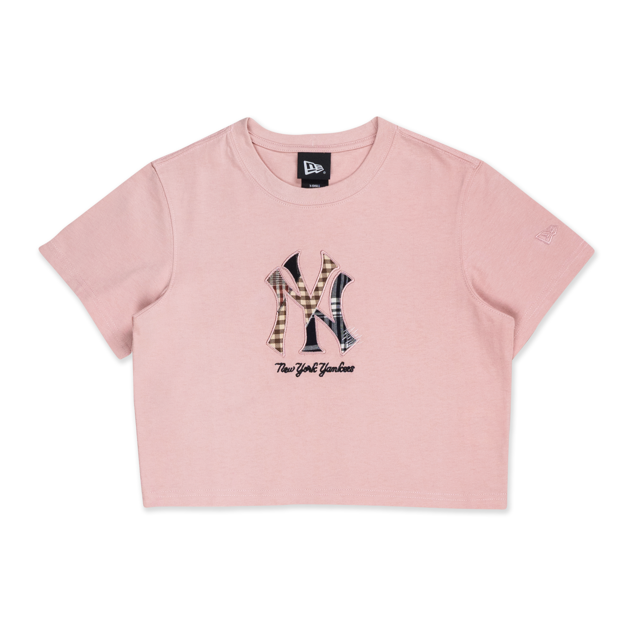 W CROP TEE PREPPY NEYYAN DIRTY ROSE