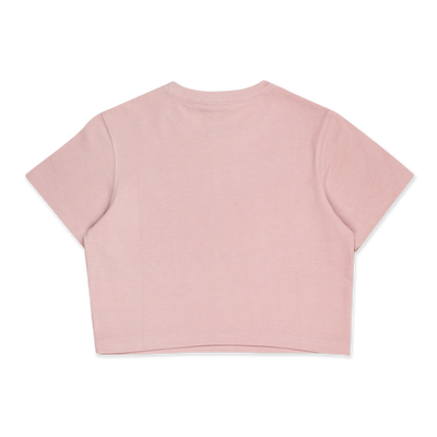 W CROP TEE PREPPY NEYYAN DIRTY ROSE