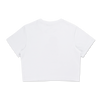 W CROP TEE PREPPY LOSDOD WHITE