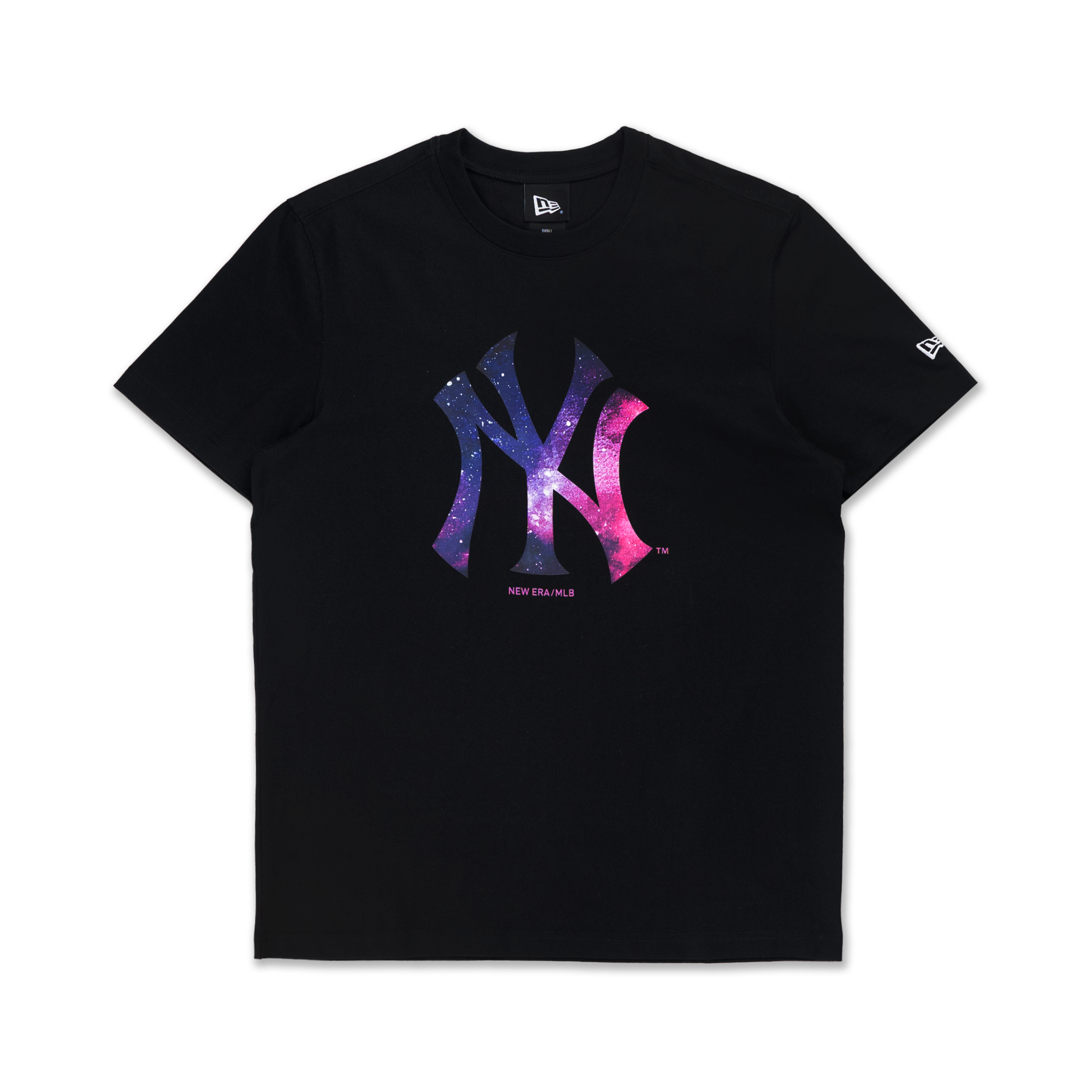 NEW YORK YANKEES COMIC SPACE BLACK SHORT SLEEVE T-SHIRT