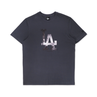 LOS ANGELES DODGERS COMIC SPACE GRAPHITE SHORT SLEEVE T-SHIRT