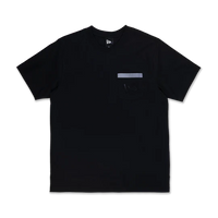 NEW ERA DARK 90S BLACK SHORT SLEEVE POCKET T-SHIRT