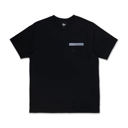 NEW ERA DARK 90S BLACK SHORT SLEEVE POCKET T-SHIRT