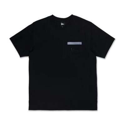 NEW ERA DARK 90S BLACK SHORT SLEEVE POCKET T-SHIRT