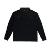 NEW YORK YANKEES DARK 90S BLACK RUGBY SWEATSHIRT