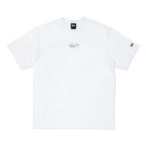 NEW ERA BASIC SCRIPT OVERSIZED WHITE SHORT SLEEVE T-SHIRT
