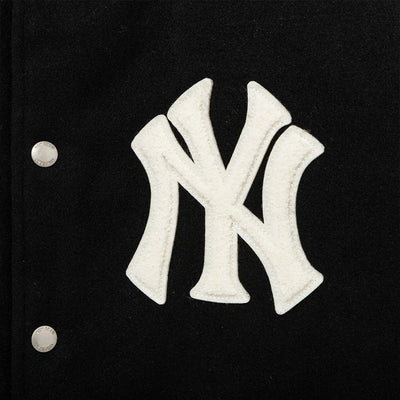 MLB New York Yankees Black/Ivory Varsity Jacket