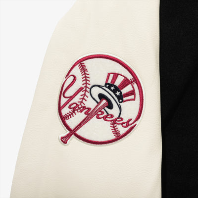 MLB New York Yankees Black/Ivory Varsity Jacket