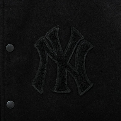 MLB New York Yankees Black Varsity Jacket