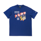 MLB LOS ANGELES DODGERS SHOHEI OHTANI DARK ROYAL SHORT SLEEVE T-SHIRT