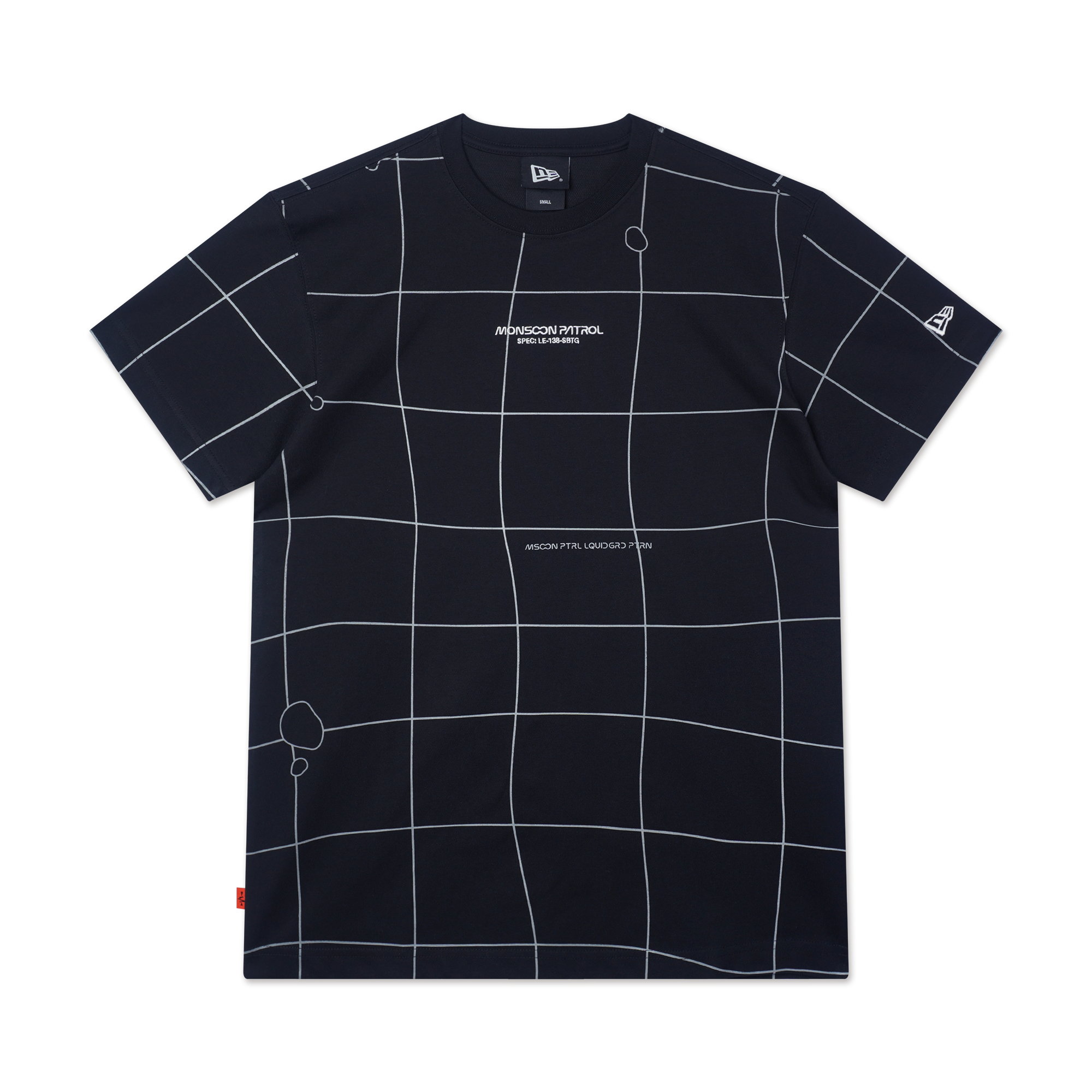 New Era X Monsoon Patrol Black Short Sleeve Tee
