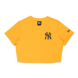 New York Yankees Color Era Orange Women Crop Tee