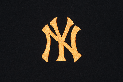 New York Yankees Color Era Black Long Sleeve T-Shirt