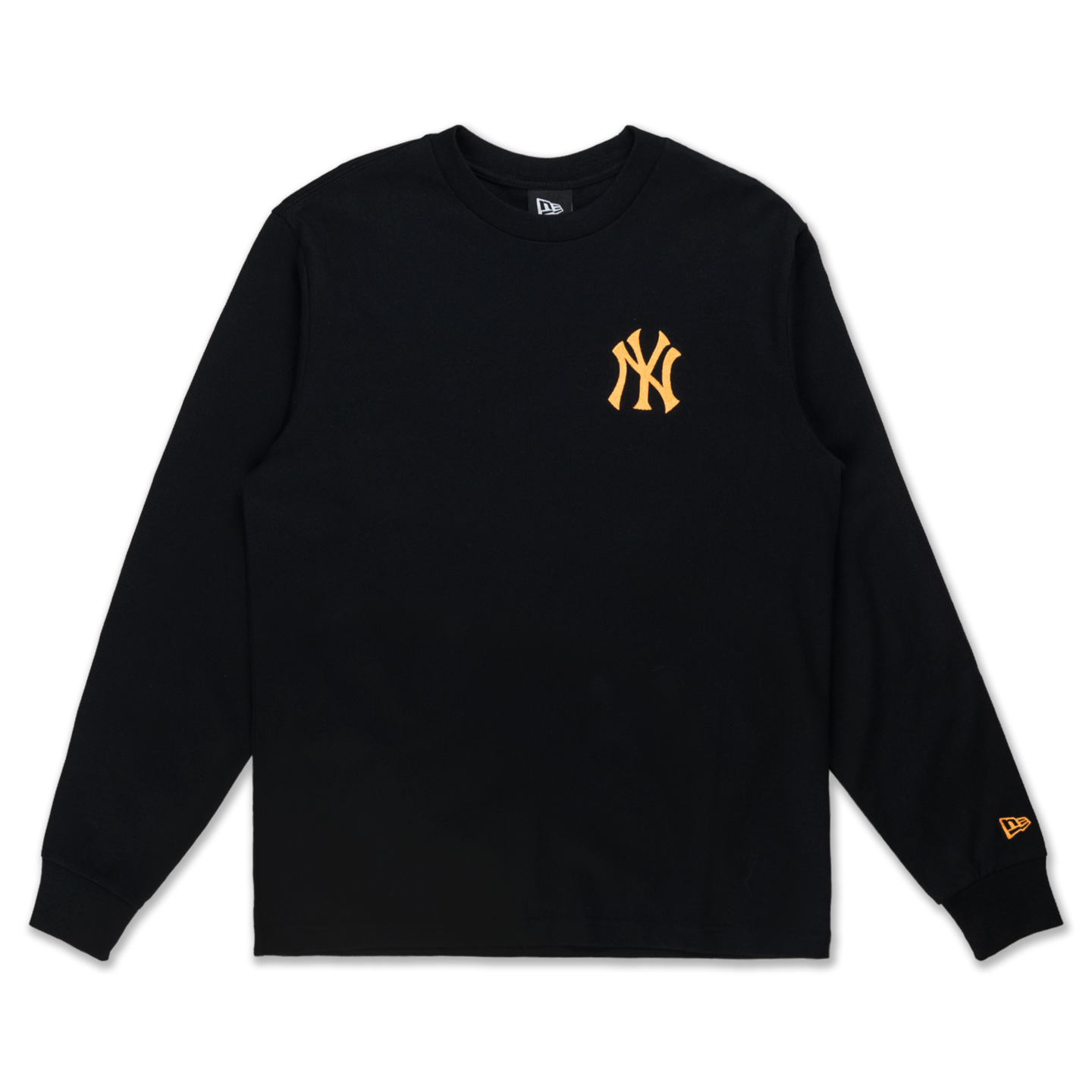 New York Yankees Color Era Black Long Sleeve T-Shirt