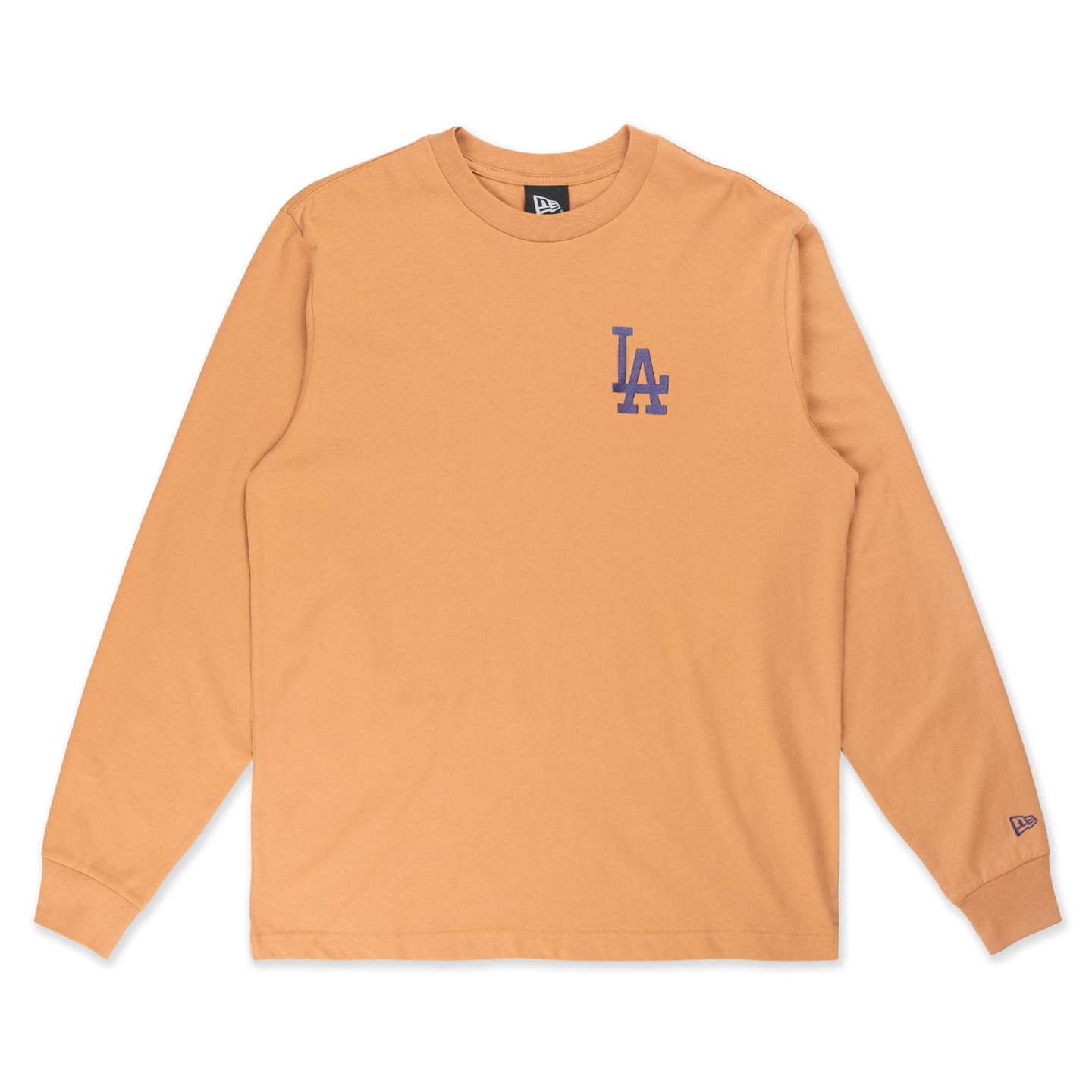 Los Angeles Dodgers Color Era Deep Sand Brown Long Sleeve T-Shirt