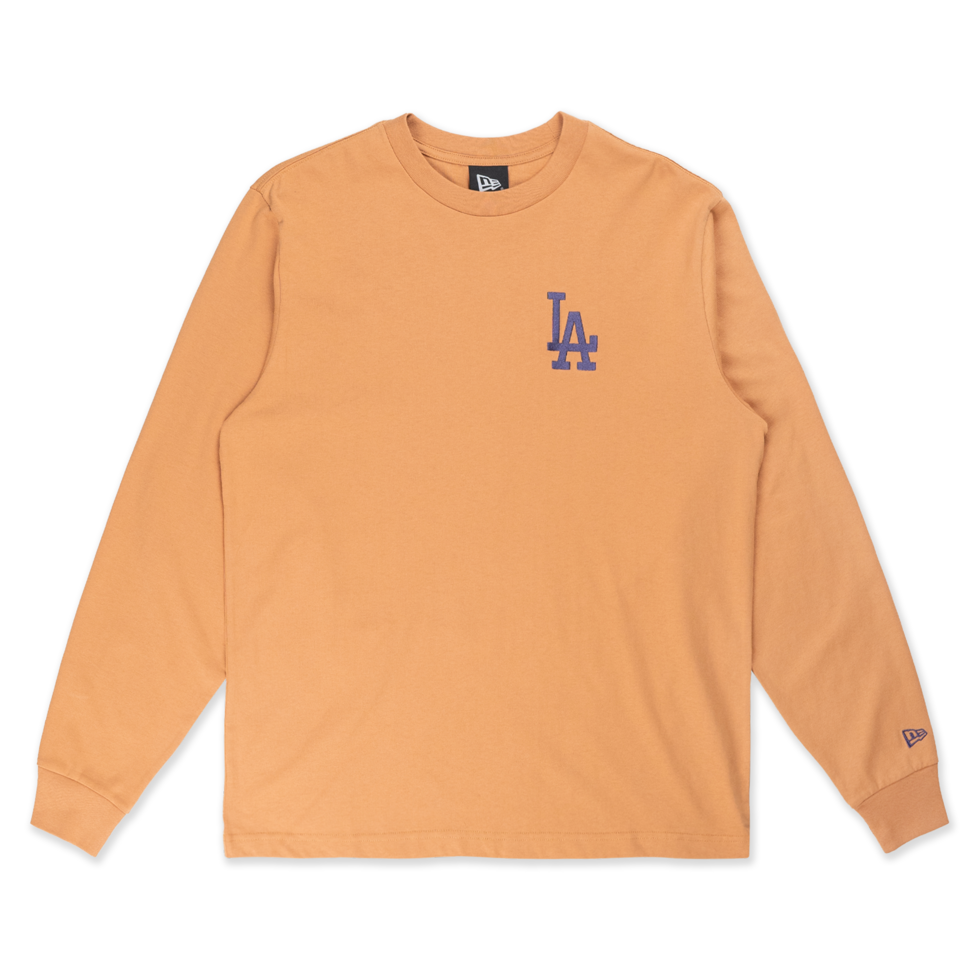 Los Angeles Dodgers Color Era Deep Sand Brown Long Sleeve T-Shirt