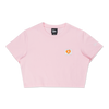 New Era Valentine's Day Pink Women Crop Tee