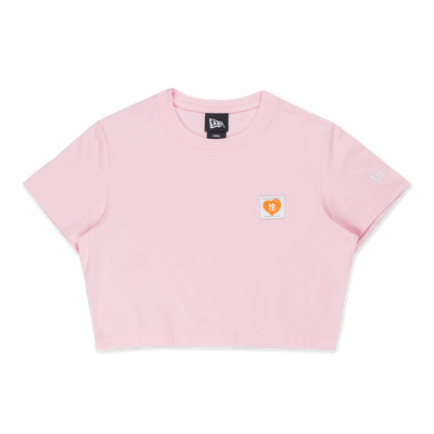 New Era Valentine's Day Pink Women Crop Tee