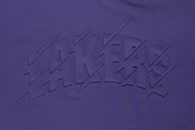 Los Angeles Lakers Basketball Tonal Pack Purple Oversized Short Sleeve T-Shirt