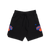 New York Knicks NBA Doodles Black Knit Shorts