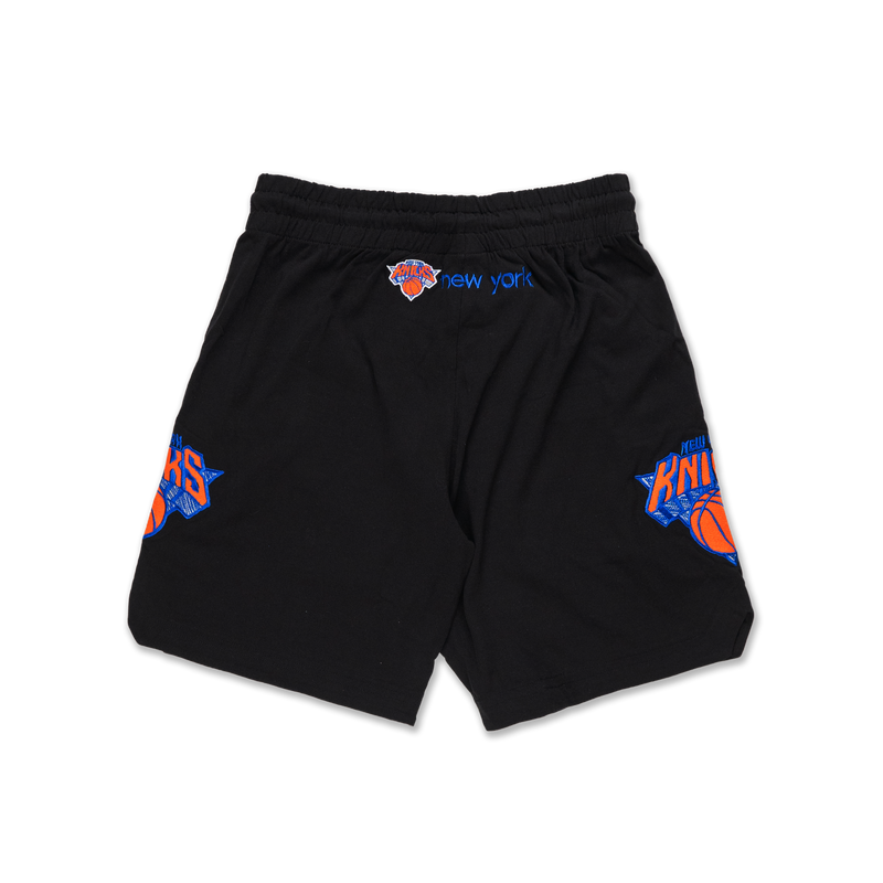 New York Knicks NBA Doodles Black Knit Shorts