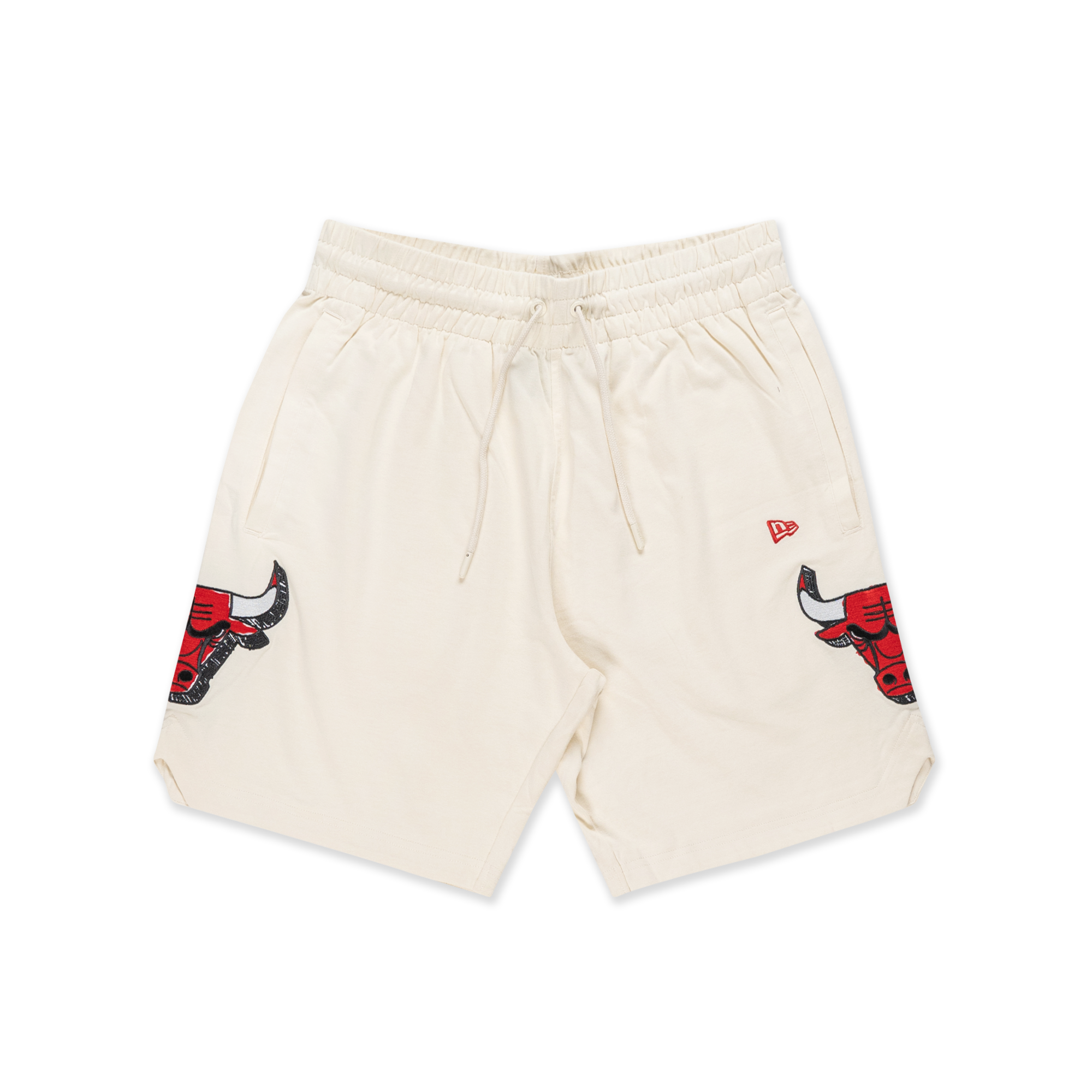 Chicago Bulls NBA Doodles Chrome White Knit Shorts