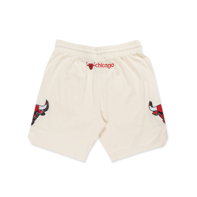 Chicago Bulls NBA Doodles Chrome White Knit Shorts