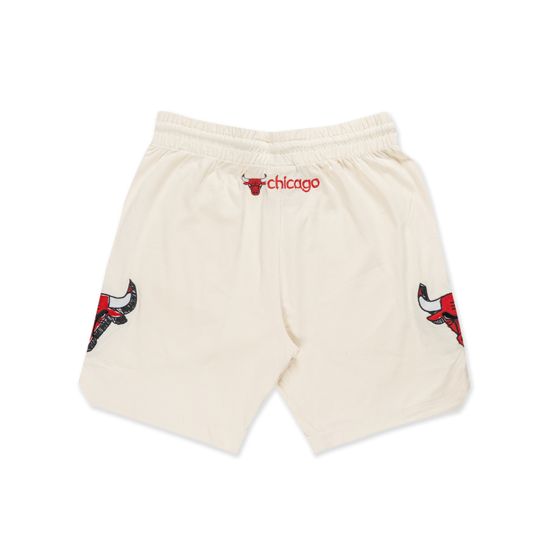 Chicago Bulls NBA Doodles Chrome White Knit Shorts