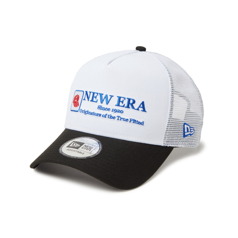 New Era Cap Logo 9Forty A-Frame Trucker White
