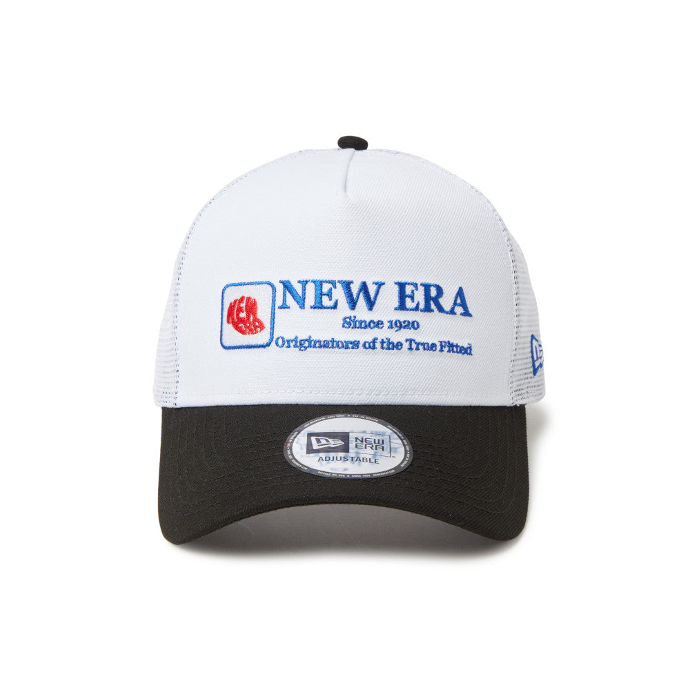 New Era Cap Logo 9Forty A-Frame Trucker White