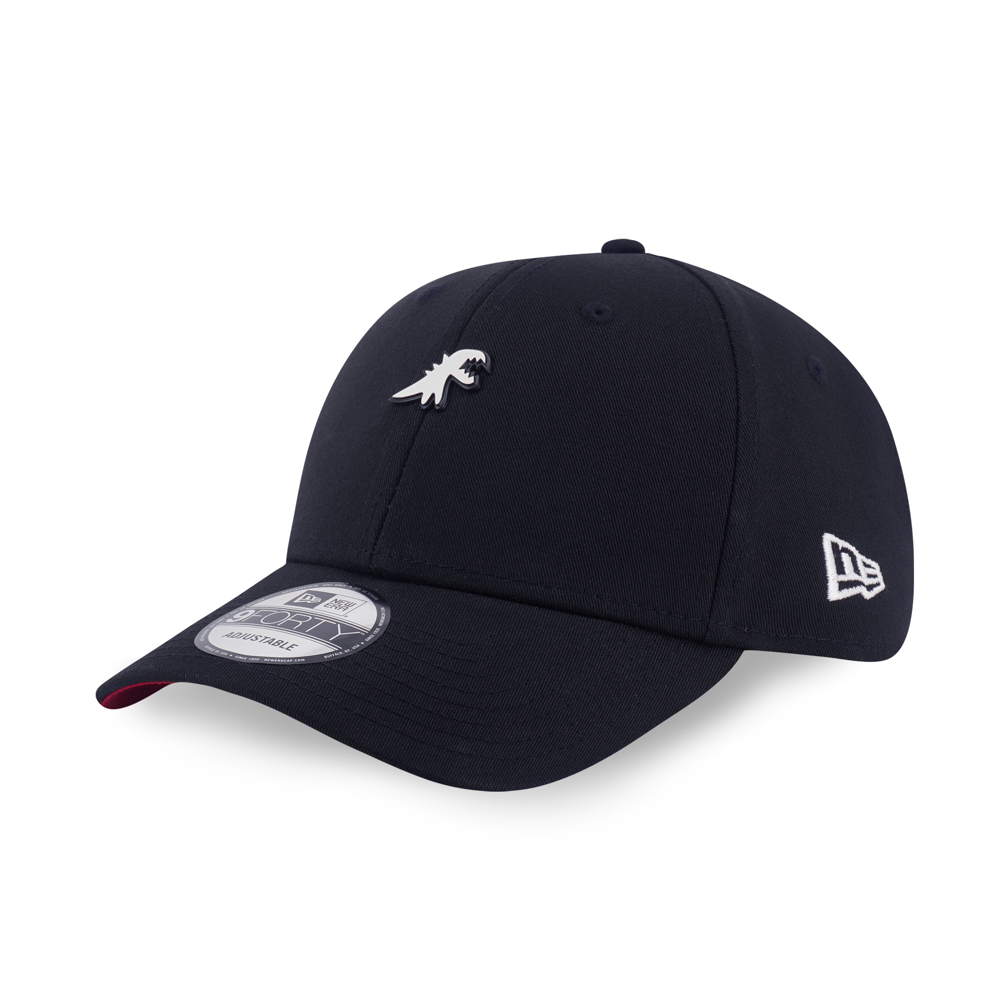 New Era x Sport B. White Dino Black 9Forty Cap