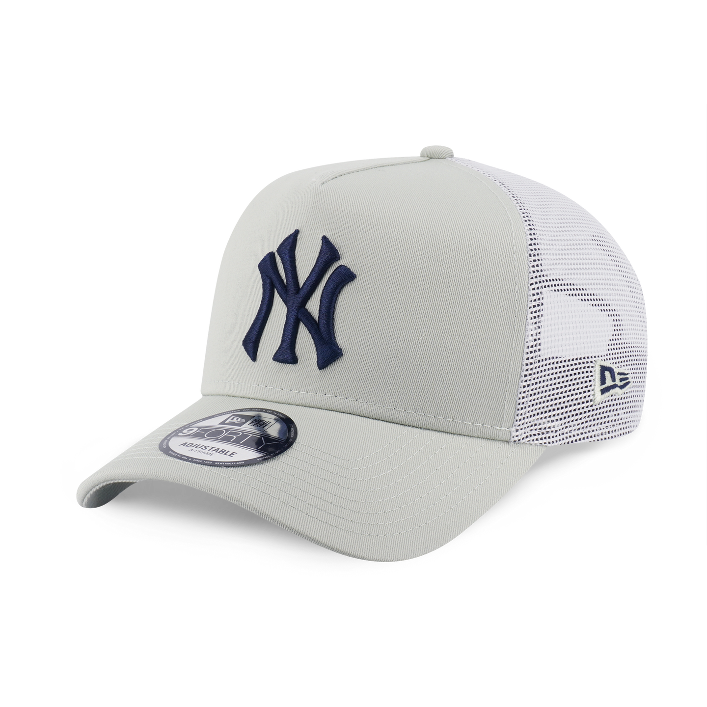 NEW YORK YANKEES COLOR ERA 2-TONE WHITE REAR SOFT GRASS 9FORTY AF TRUCKER CAP